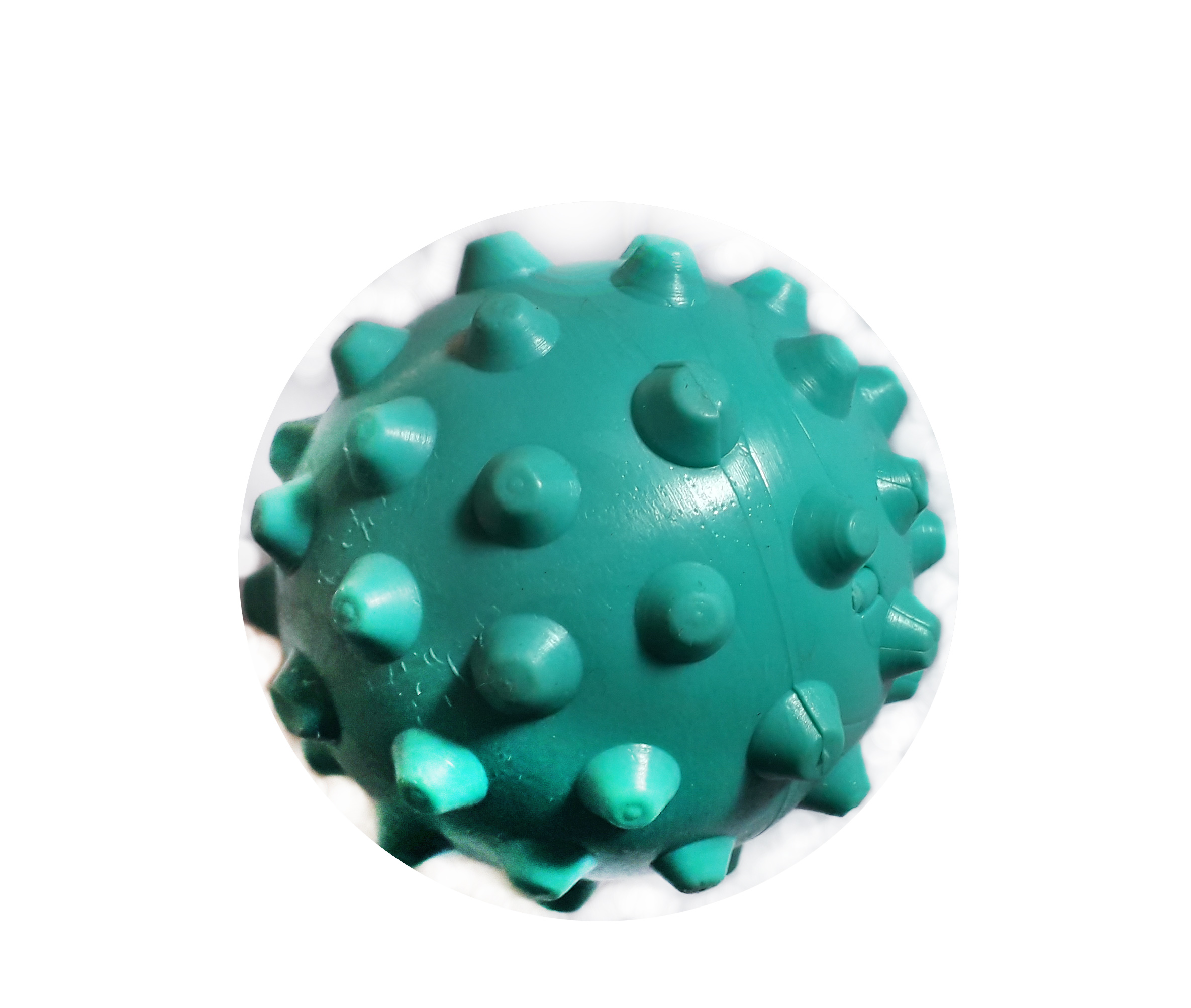 Bola de Borracha Injetada Maciça 65 mm cravos - Código11B